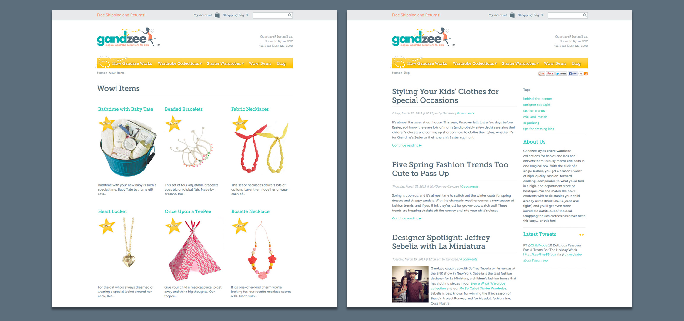 Gandzee sales page & blog