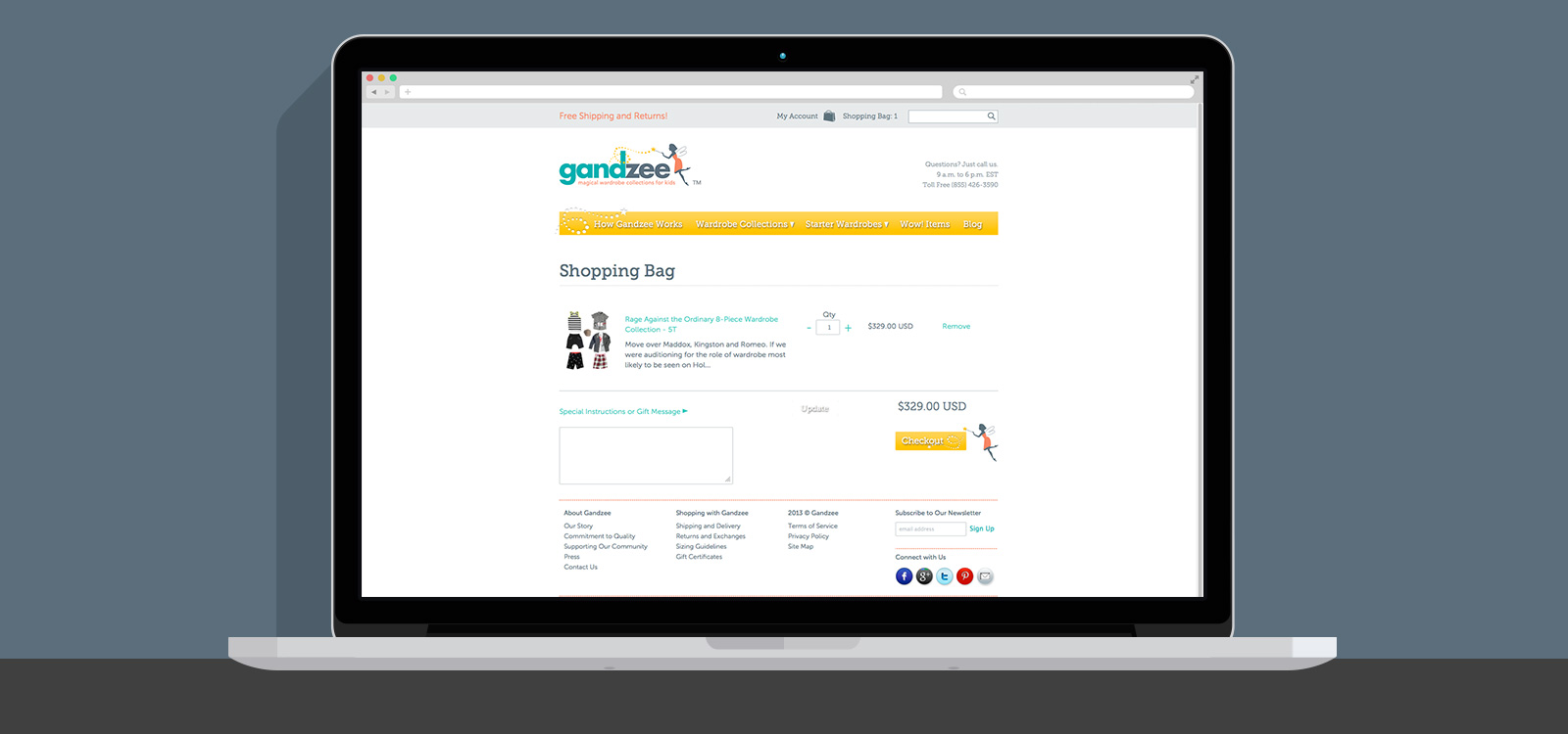 Gandzee shopping cart